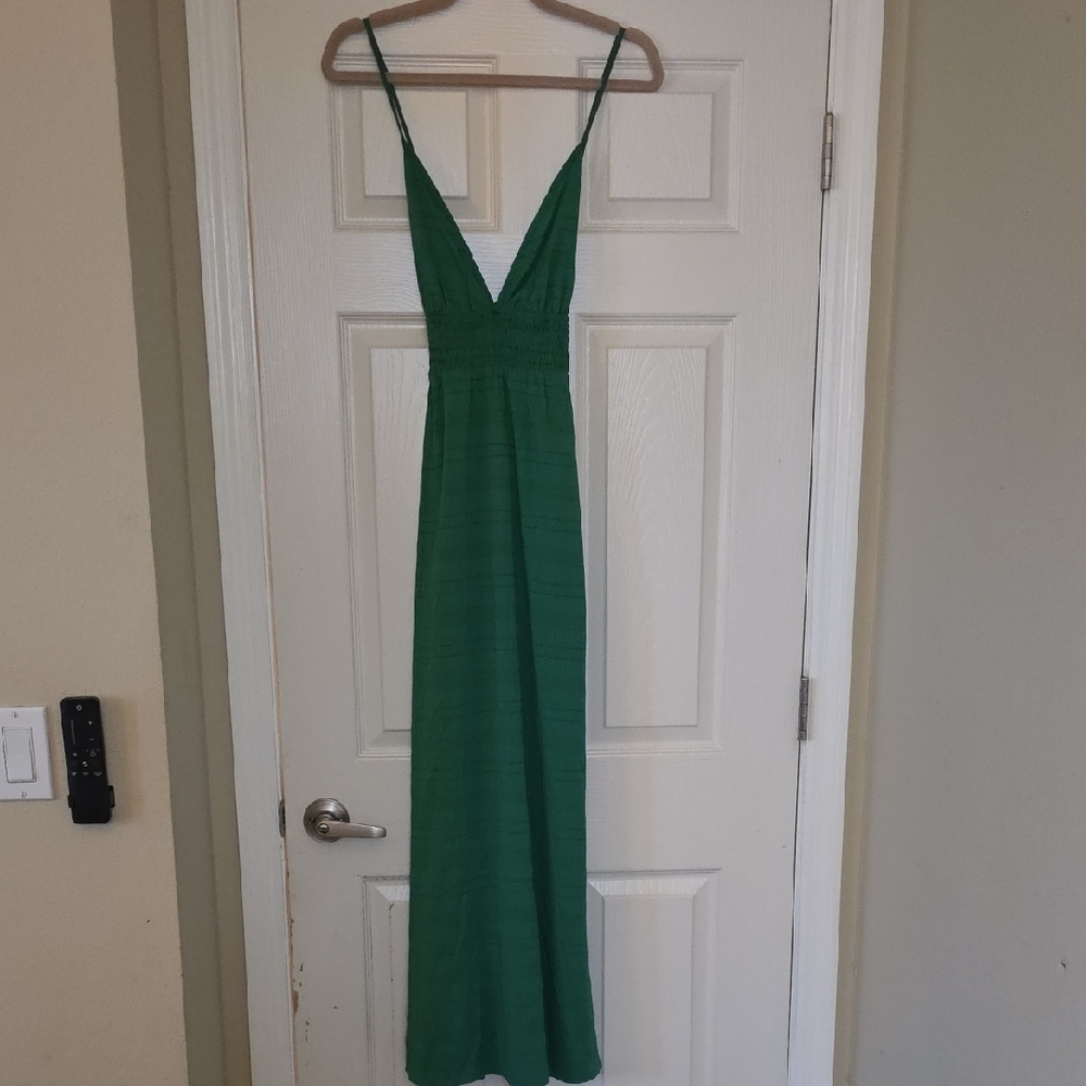 Chic Green Maxi Dress